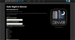 Desktop Screenshot of datenightindenver.com